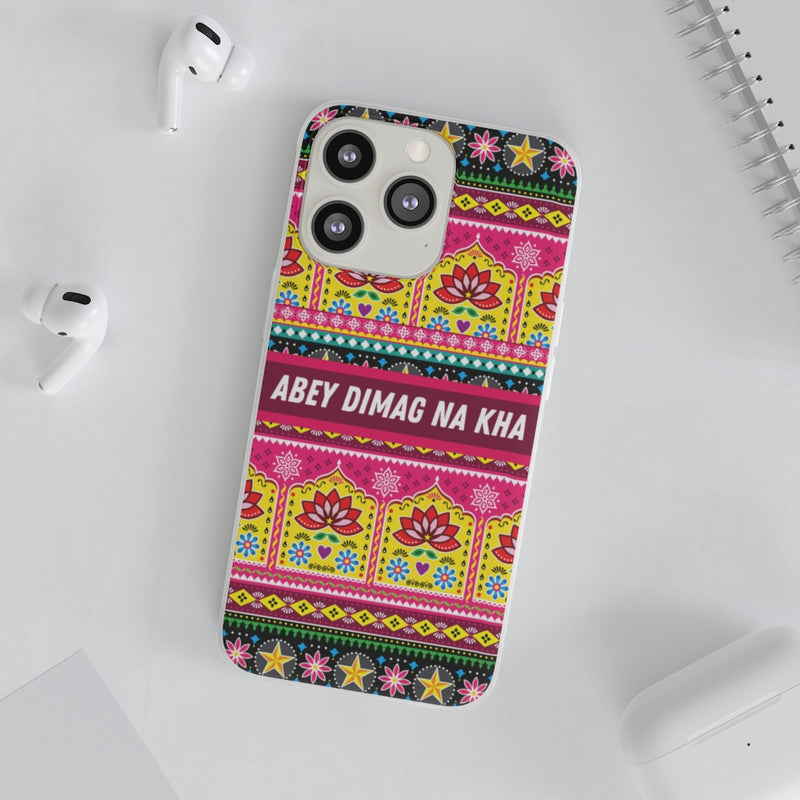 Abey Dimag Na Kha Flexi Cases - Phone Case by GTA Desi Store