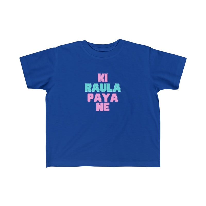 Ki Raula Paya Kid's Fine Jersey Tee - Royal / 2T - Kids clothes by GTA Desi Store