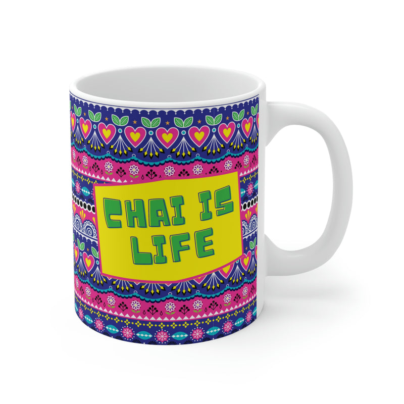 CHAI IS LIFE Ceramic Mug (11oz)