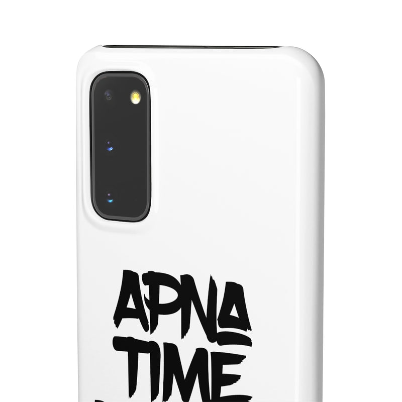 Apna Time Aayega Snap Cases iPhone or Samsung - Samsung Galaxy S20 / Glossy - Phone Case by GTA Desi Store