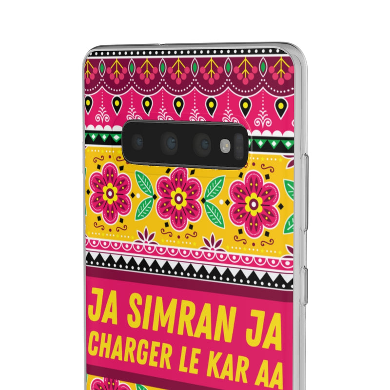 Ja Simran Ja Charger Le Kar Aa Flexi Cases - Phone Case by GTA Desi Store