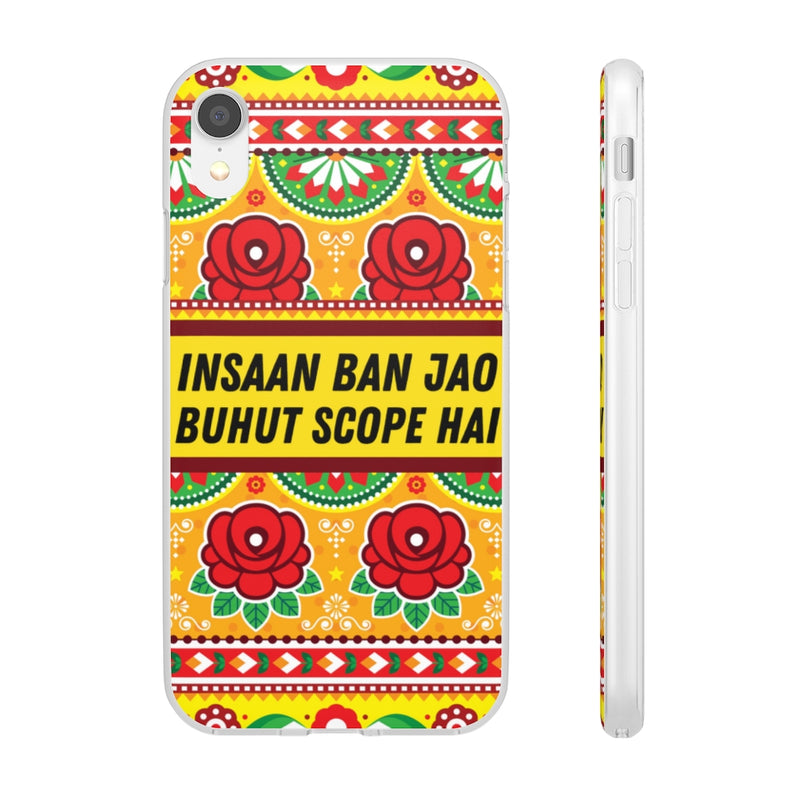 Insaan ban Jao Buhut Scope hai Flexi Cases - iPhone XR with gift packaging - Phone Case by GTA Desi Store