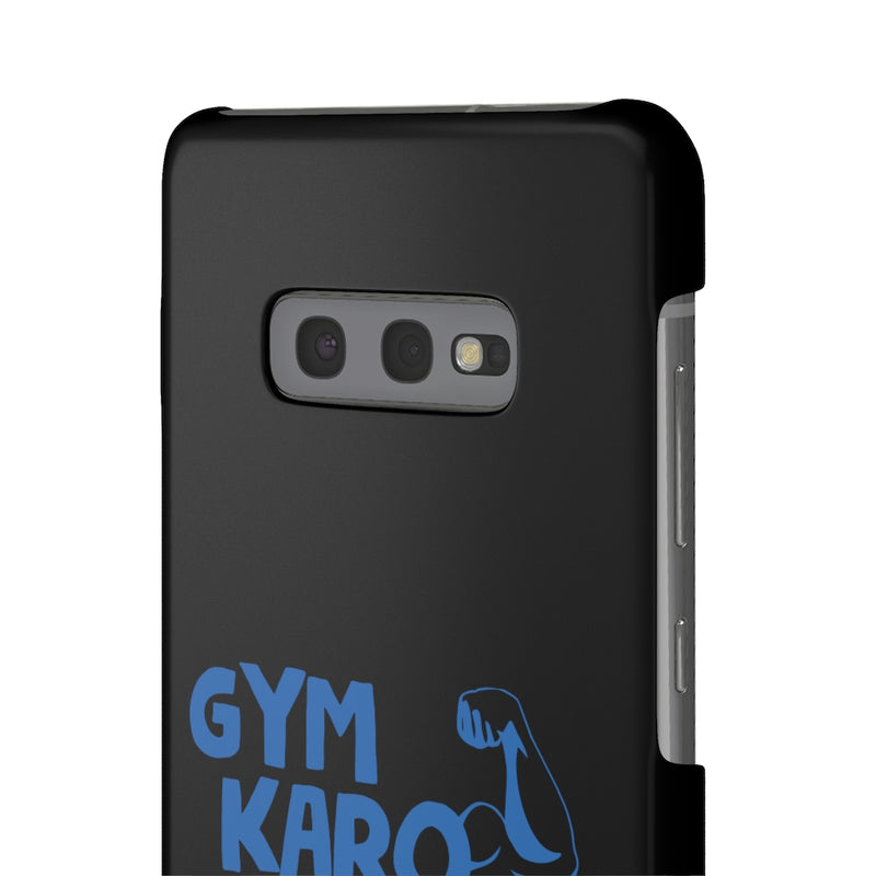 Gym Karo Pyar Nahin Snap Cases iPhone or Samsung - Samsung Galaxy S10E / Glossy - Phone Case by GTA Desi Store