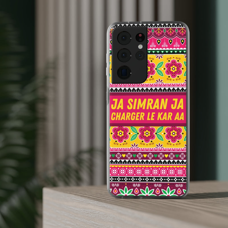 Ja Simran Ja Charger Le Kar Aa Flexi Cases - Phone Case by GTA Desi Store