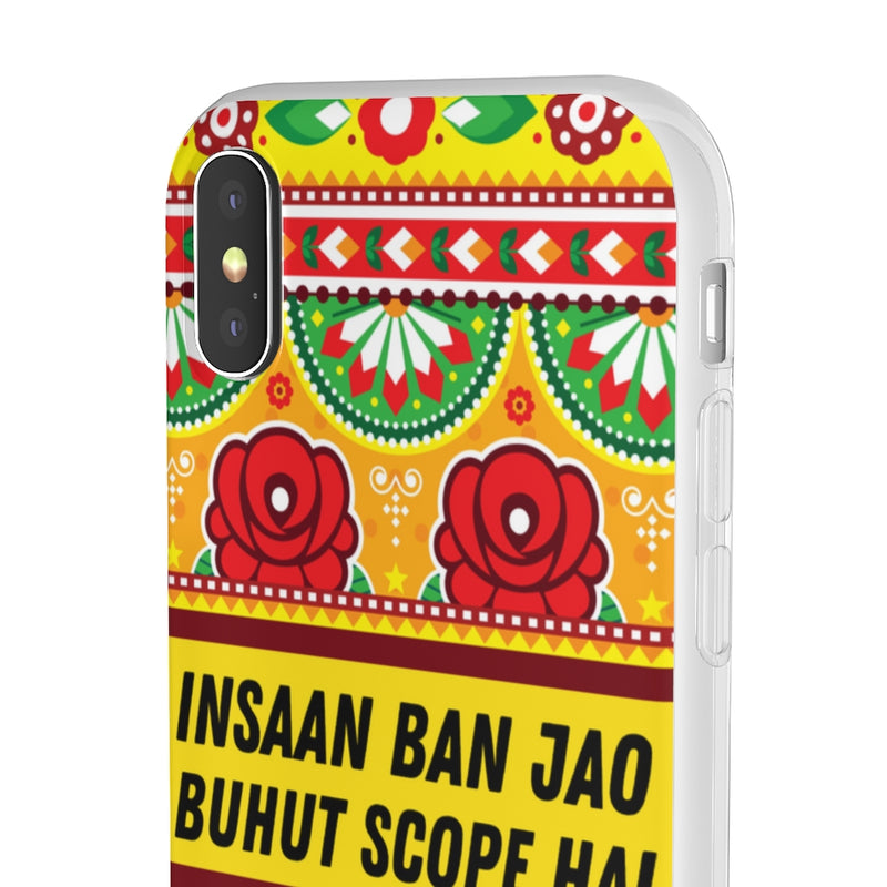 Insaan ban Jao Buhut Scope hai Flexi Cases - Phone Case by GTA Desi Store