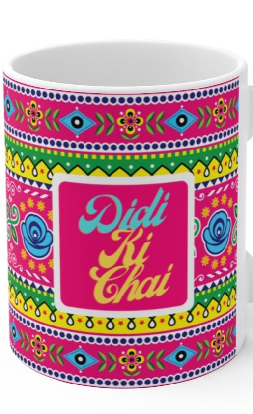 Didi Ki Chai Ceramic Mugs (11oz\15oz\20oz) - 11oz / White - Mug by GTA Desi Store