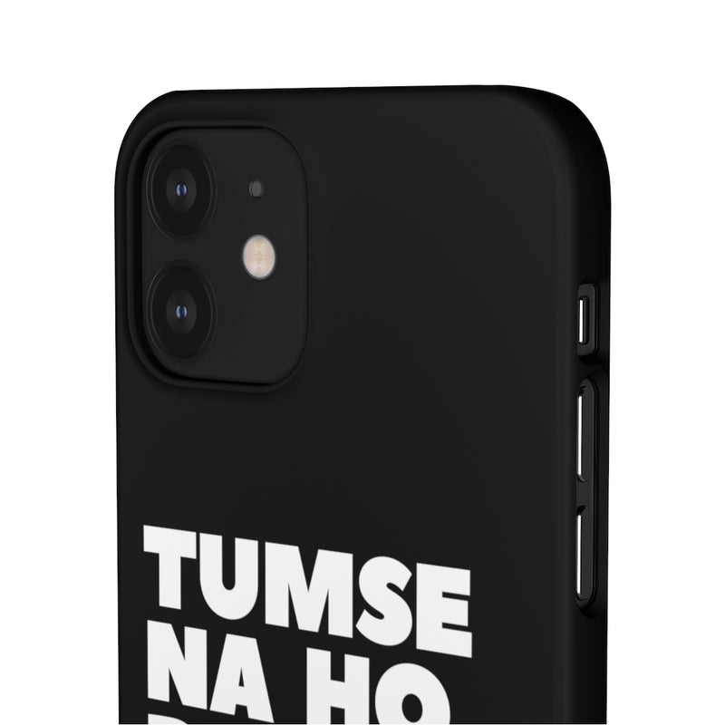 Tumse Na Ho Payega Snap Cases iPhone or Samsung - iPhone 12 / Matte - Phone Case by GTA Desi Store