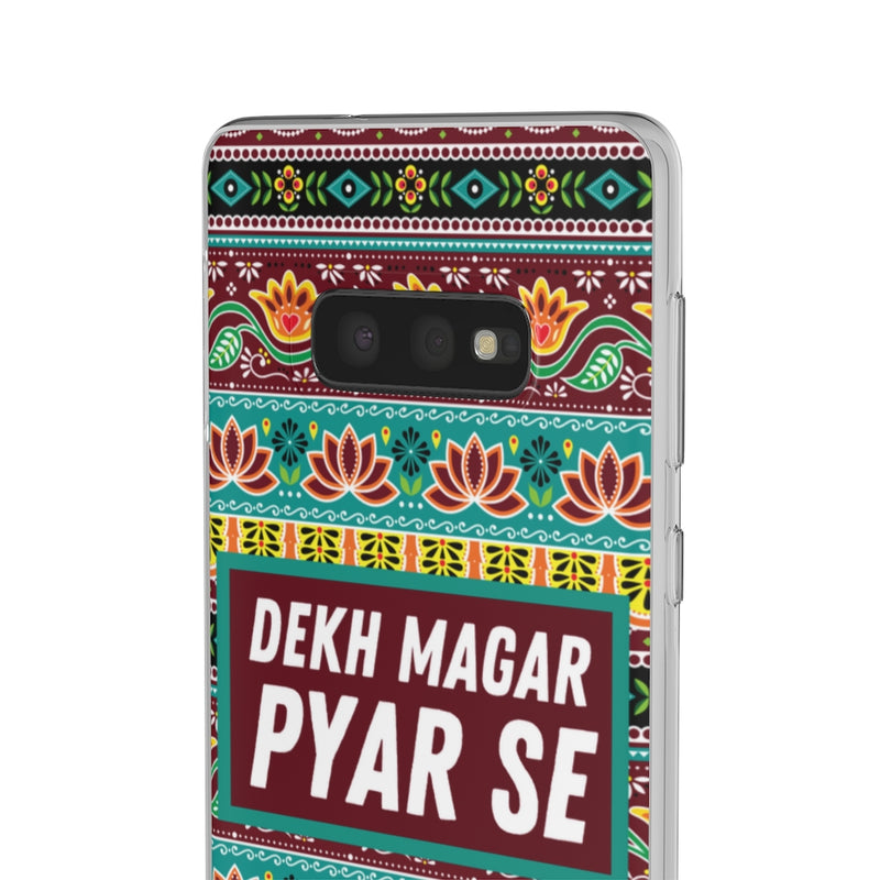 Dekh Magar Pyar Se Flexi Cases - Phone Case by GTA Desi Store