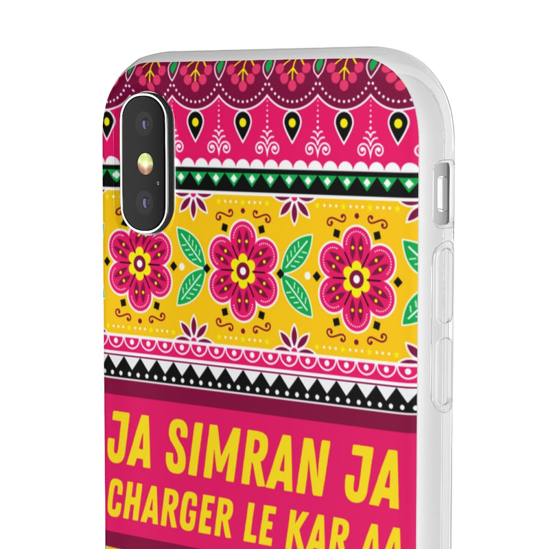 Ja Simran Ja Charger Le Kar Aa Flexi Cases - Phone Case by GTA Desi Store