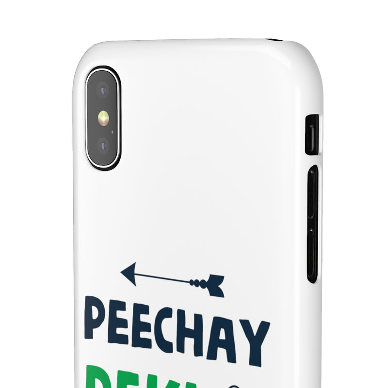 Peechay Dekho Peechay Snap Cases iPhone or Samsung - Phone Case by GTA Desi Store