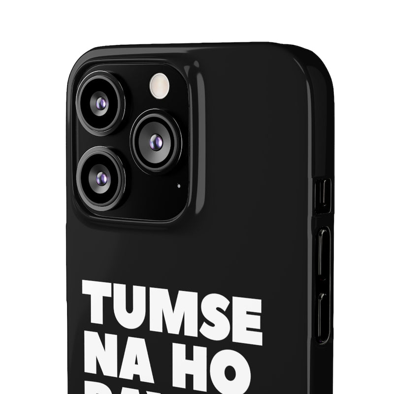 Tumse Na Ho Payega Snap Cases iPhone or Samsung - iPhone 13 Pro / Glossy - Phone Case by GTA Desi Store