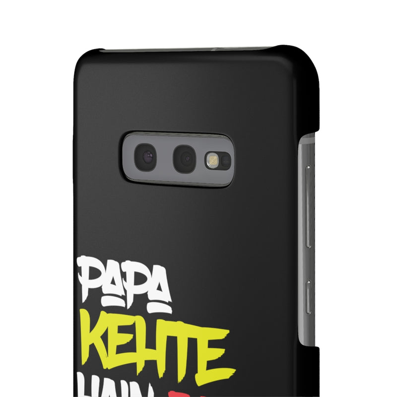 Papa Kehte Hain Bara Naam Karega Snap Cases iPhone or Samsung - Samsung Galaxy S10E / Glossy - Phone Case by GTA Desi Store