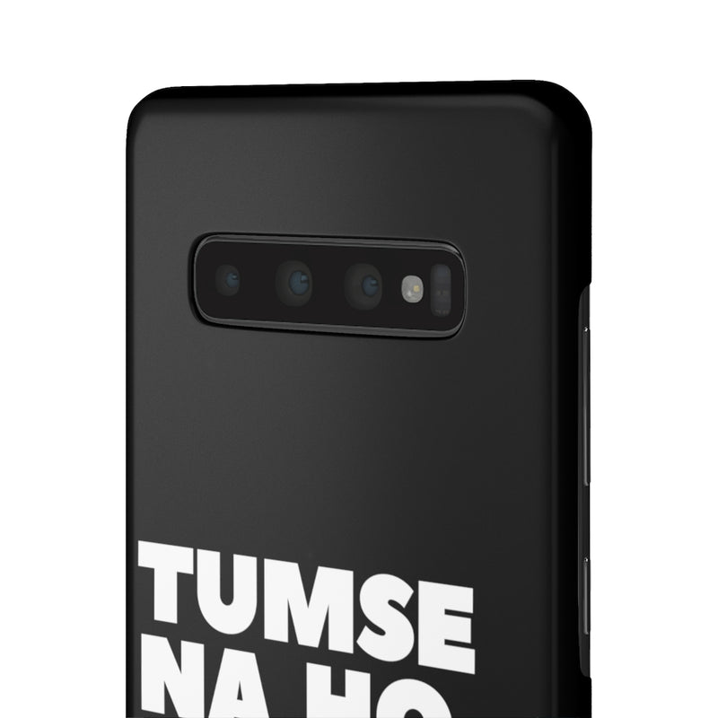 Tumse Na Ho Payega Snap Cases iPhone or Samsung - Samsung Galaxy S10 Plus / Glossy - Phone Case by GTA Desi Store