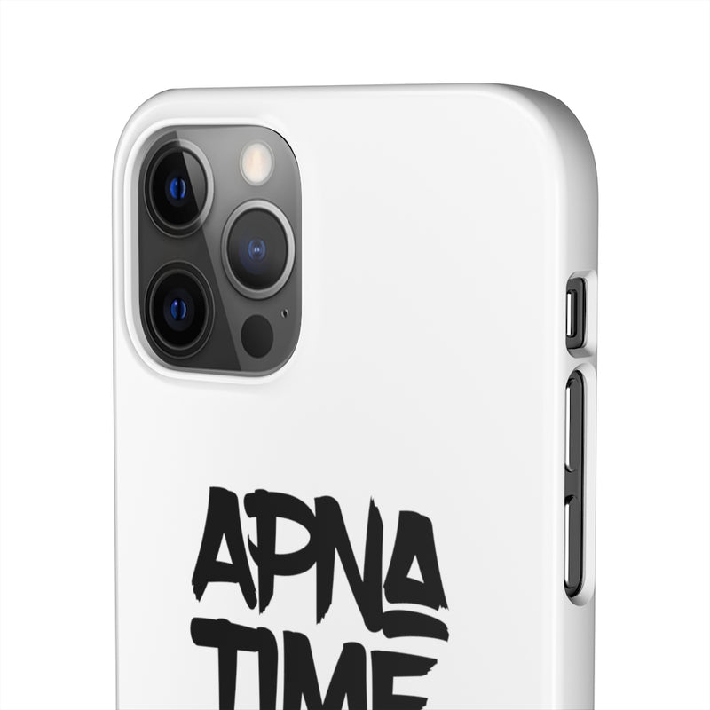 Apna Time Aayega Snap Cases iPhone or Samsung - iPhone 12 Pro / Glossy - Phone Case by GTA Desi Store