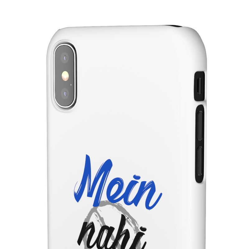 Mein Nahi Bataon gaa Snap Cases iPhone or Samsung - iPhone XS / Matte - Phone Case by GTA Desi Store