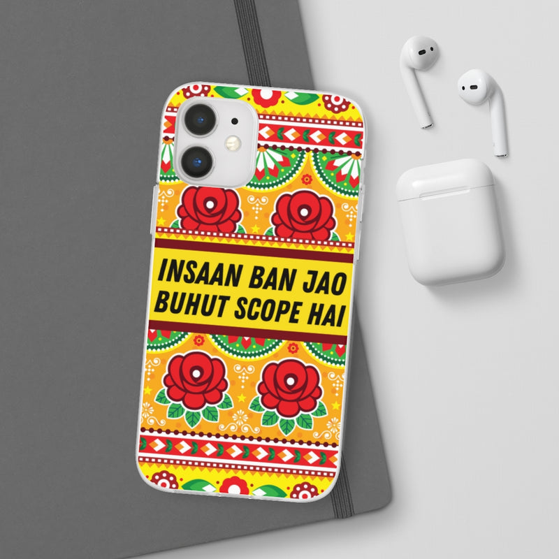 Insaan ban Jao Buhut Scope hai Flexi Cases - Phone Case by GTA Desi Store