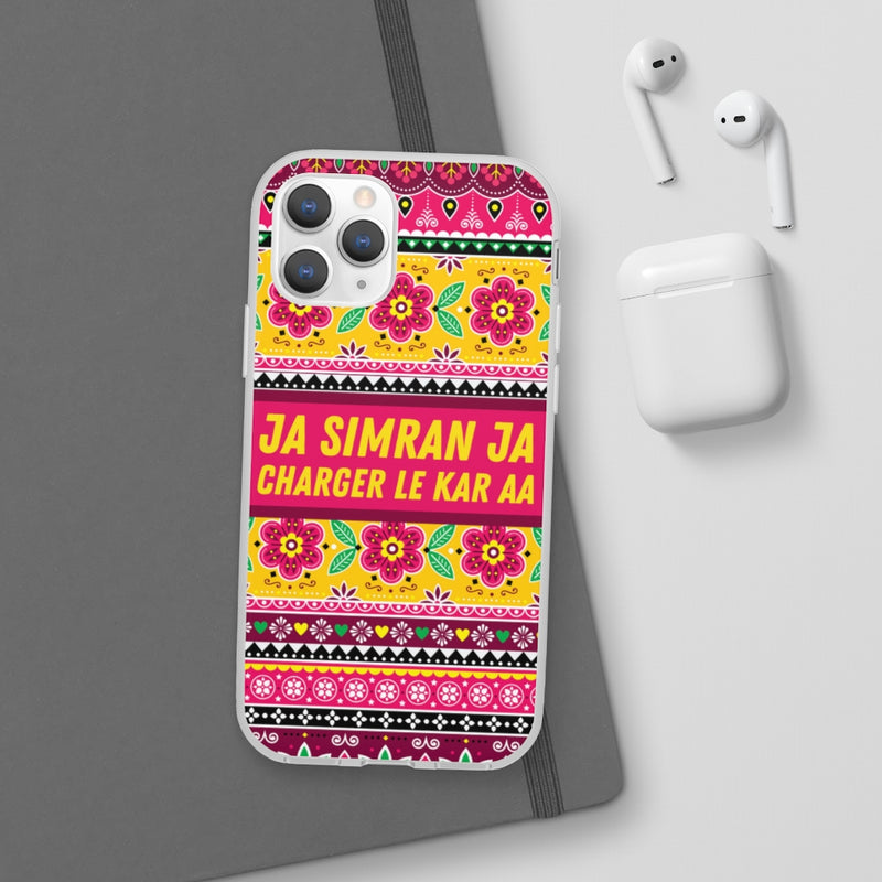 Ja Simran Ja Charger Le Kar Aa Flexi Cases - Phone Case by GTA Desi Store