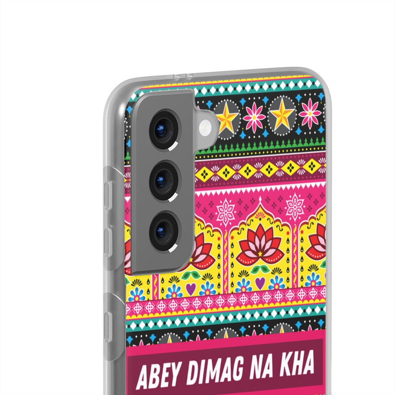 Abey Dimag Na Kha Flexi Cases - Phone Case by GTA Desi Store