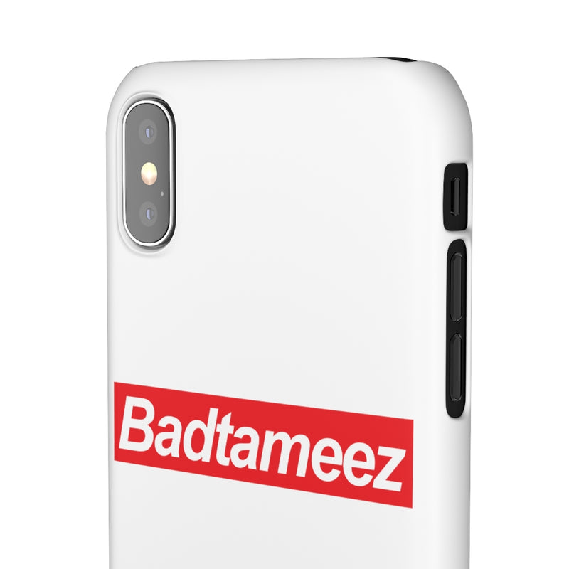 Badtameez Snap Cases iPhone or Samsung - iPhone XS / Matte - Phone Case by GTA Desi Store