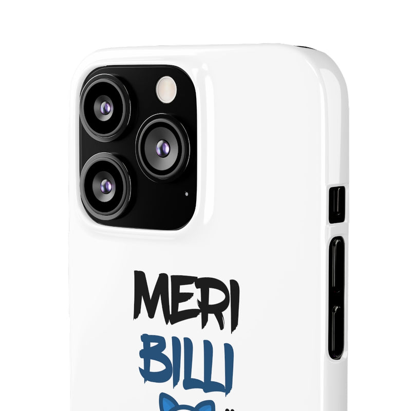 Meri Billi Menu Meow Snap Cases iPhone or Samsung - iPhone 13 Pro / Glossy - Phone Case by GTA Desi Store