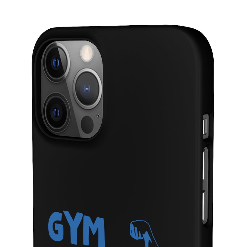 Gym Karo Pyar Nahin Snap Cases iPhone or Samsung - iPhone 12 Pro Max / Matte - Phone Case by GTA Desi Store