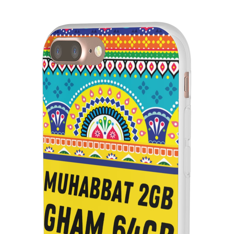 Muhabbat 2GB Gham 64GB Flexi Cases - Phone Case by GTA Desi Store