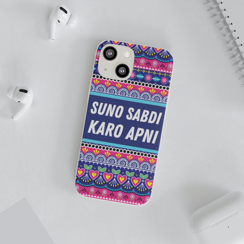 suno sabdi karo apni Flexi Cases - Phone Case by GTA Desi Store