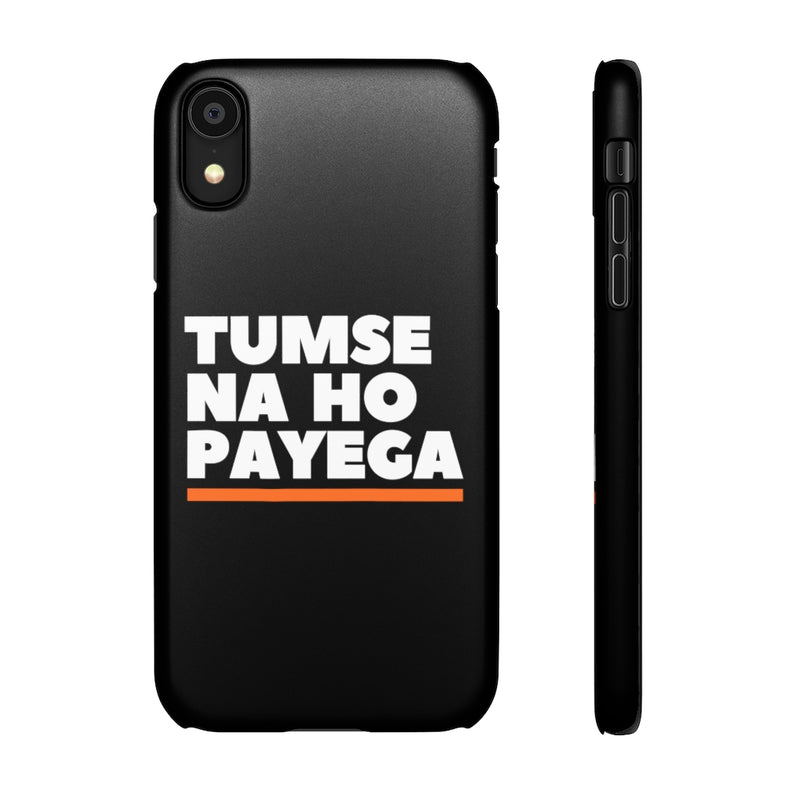 Tumse Na Ho Payega Snap Cases iPhone or Samsung - Phone Case by GTA Desi Store