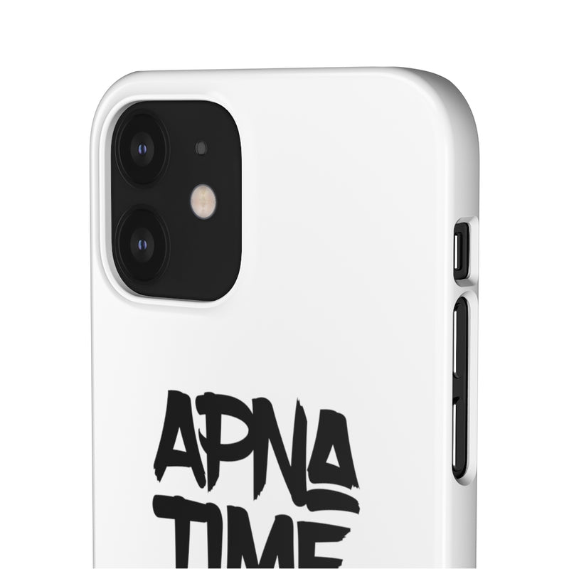 Apna Time Aayega Snap Cases iPhone or Samsung - iPhone 12 / Glossy - Phone Case by GTA Desi Store