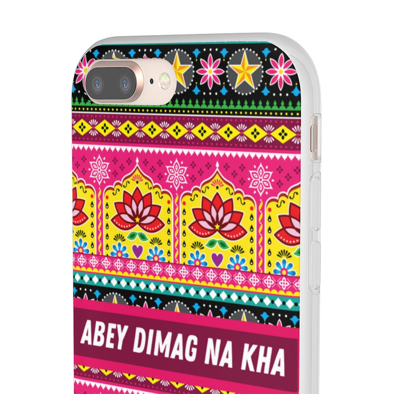 Abey Dimag Na Kha Flexi Cases - Phone Case by GTA Desi Store