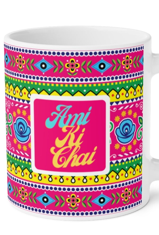 Ami Ki Chai Ceramic Mugs (11oz\15oz\20oz) - 20oz / White - Mug by GTA Desi Store