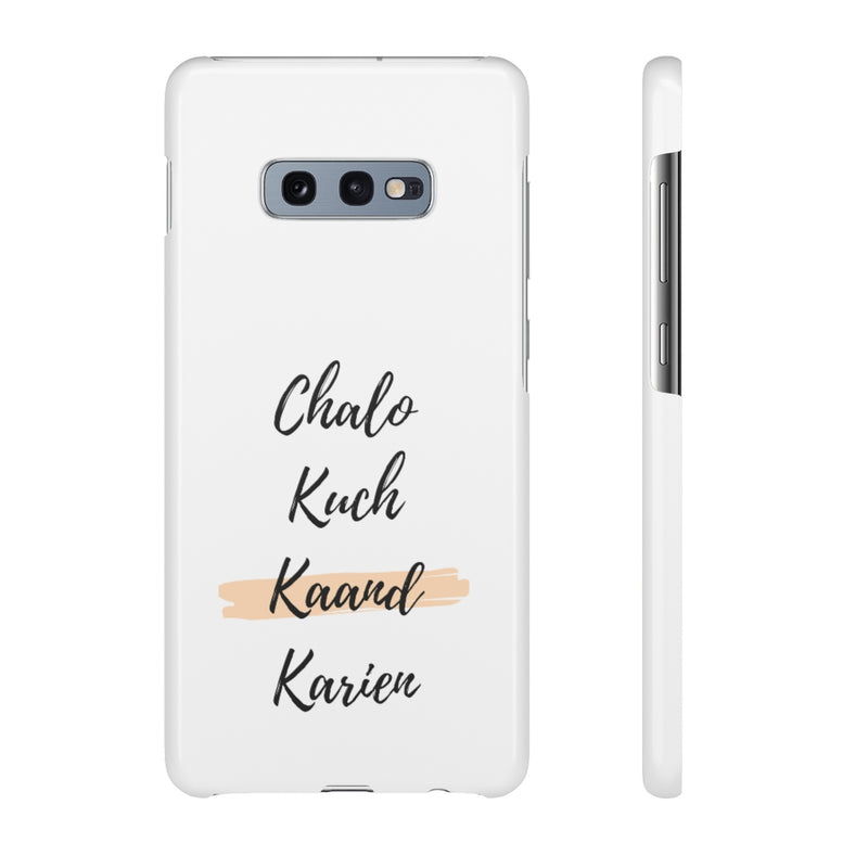 Chalo Kuch Kaand Karien Snap Cases iPhone or Samsung - Phone Case by GTA Desi Store