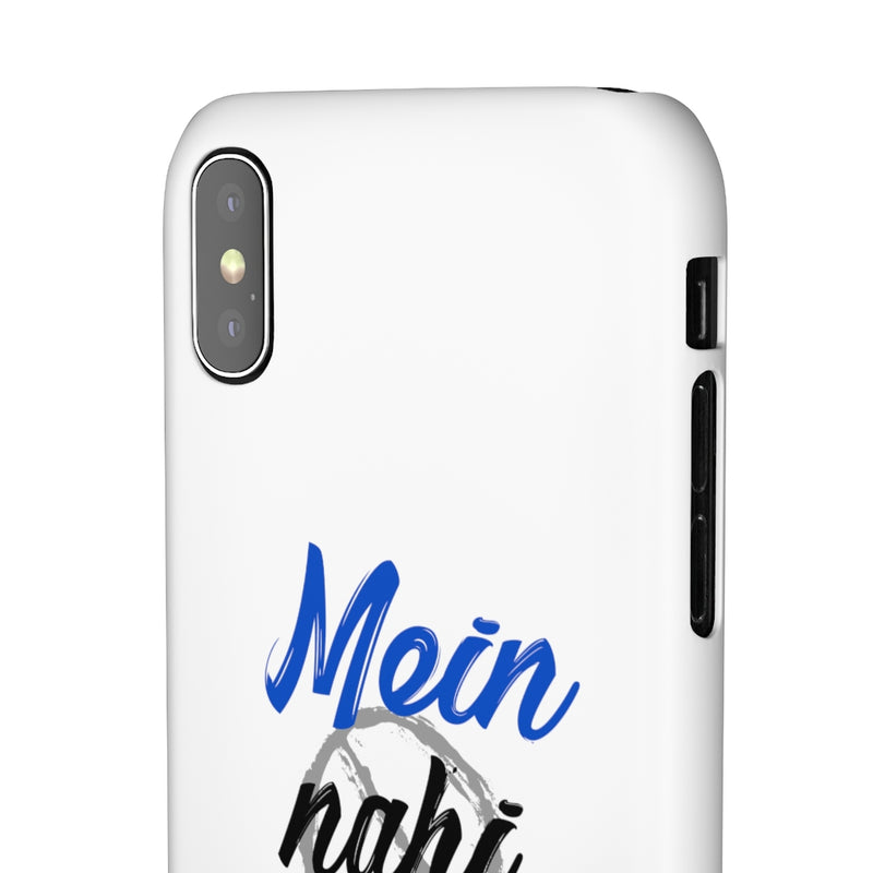 Mein Nahi Bataon gaa Snap Cases iPhone or Samsung - iPhone X / Matte - Phone Case by GTA Desi Store