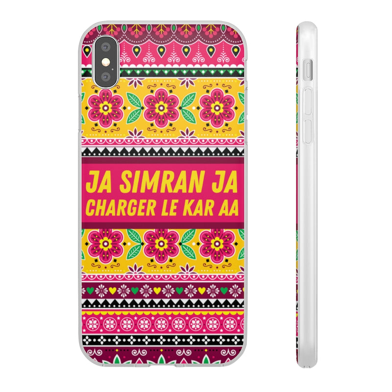Ja Simran Ja Charger Le Kar Aa Flexi Cases - iPhone XS MAX - Phone Case by GTA Desi Store