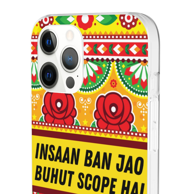 Insaan ban Jao Buhut Scope hai Flexi Cases - Phone Case by GTA Desi Store