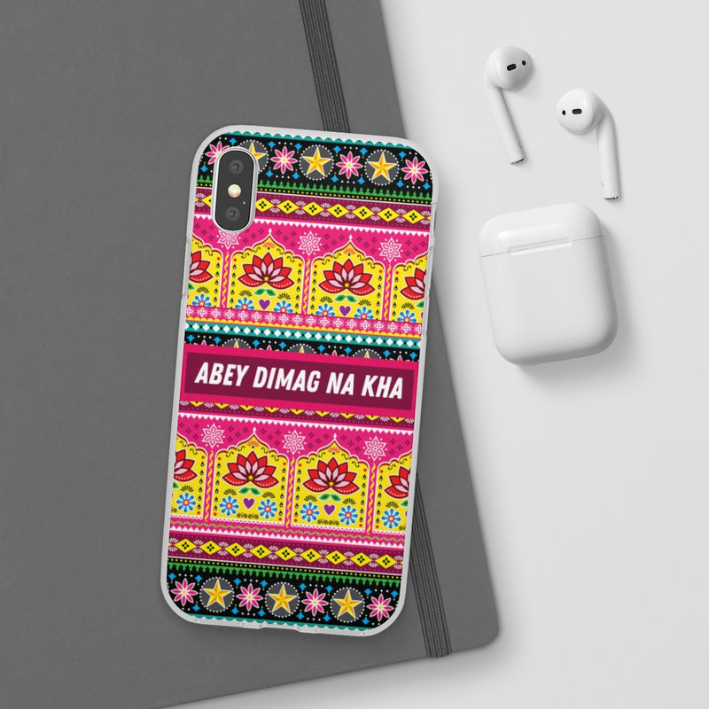 Abey Dimag Na Kha Flexi Cases - Phone Case by GTA Desi Store