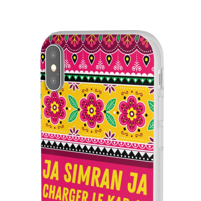 Ja Simran Ja Charger Le Kar Aa Flexi Cases - Phone Case by GTA Desi Store