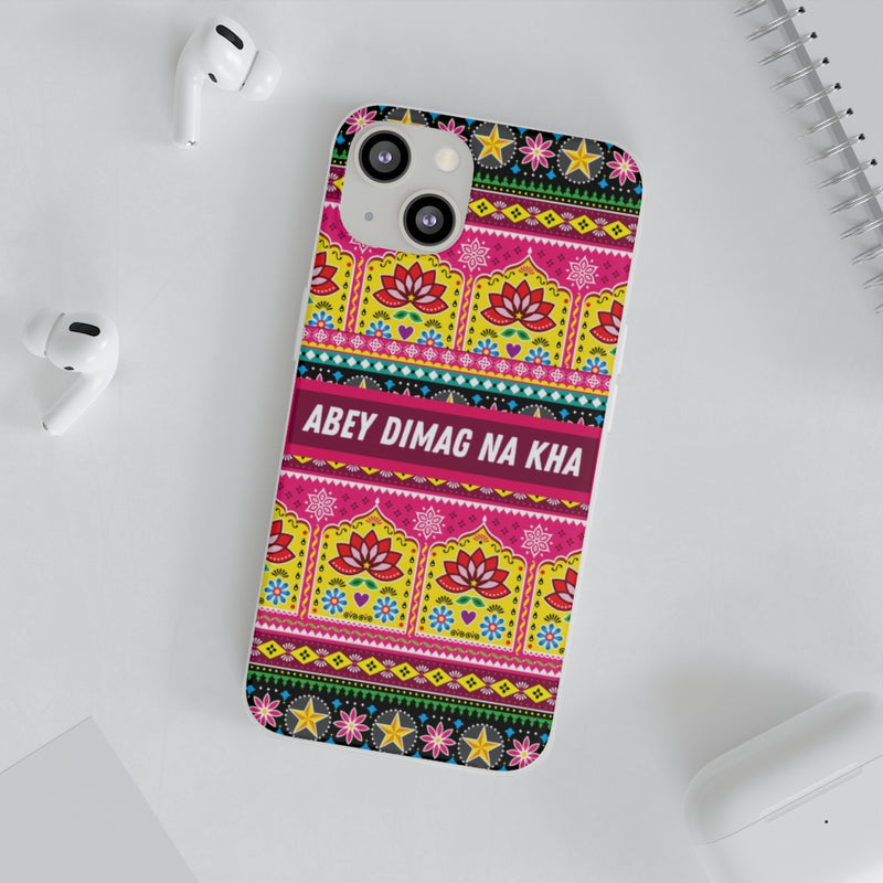 Abey Dimag Na Kha Flexi Cases - Phone Case by GTA Desi Store