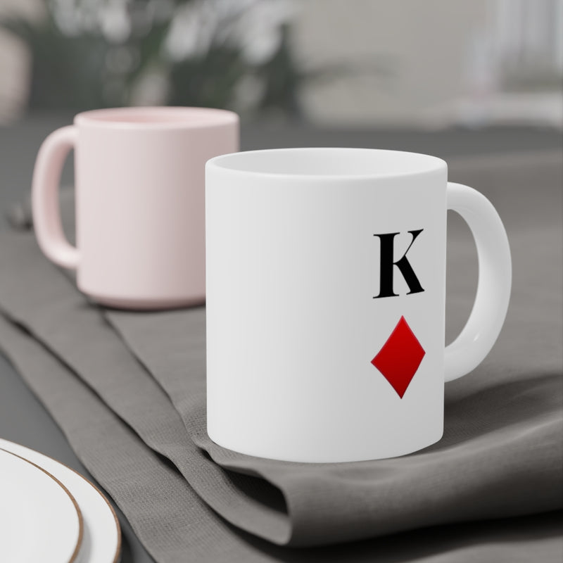 King of Diamonds Ceramic Mugs (11oz\15oz\20oz) - Mug by GTA Desi Store