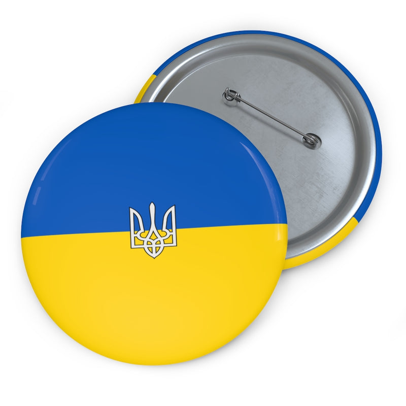 Support Ukraine Pin - 3" - Accessories by GTA Desi Store