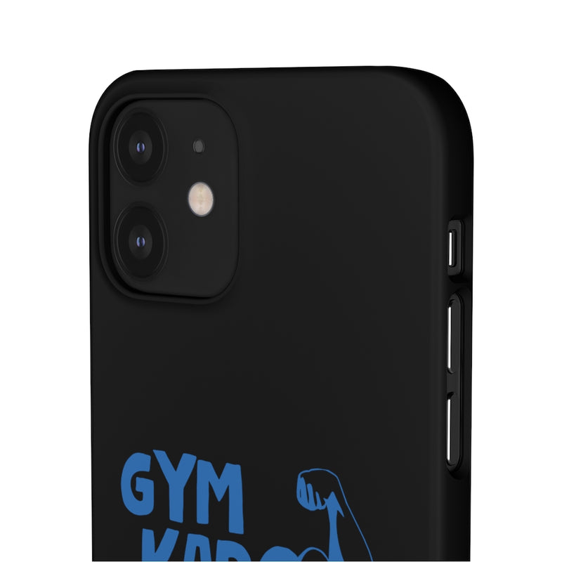 Gym Karo Pyar Nahin Snap Cases iPhone or Samsung - iPhone 12 / Matte - Phone Case by GTA Desi Store