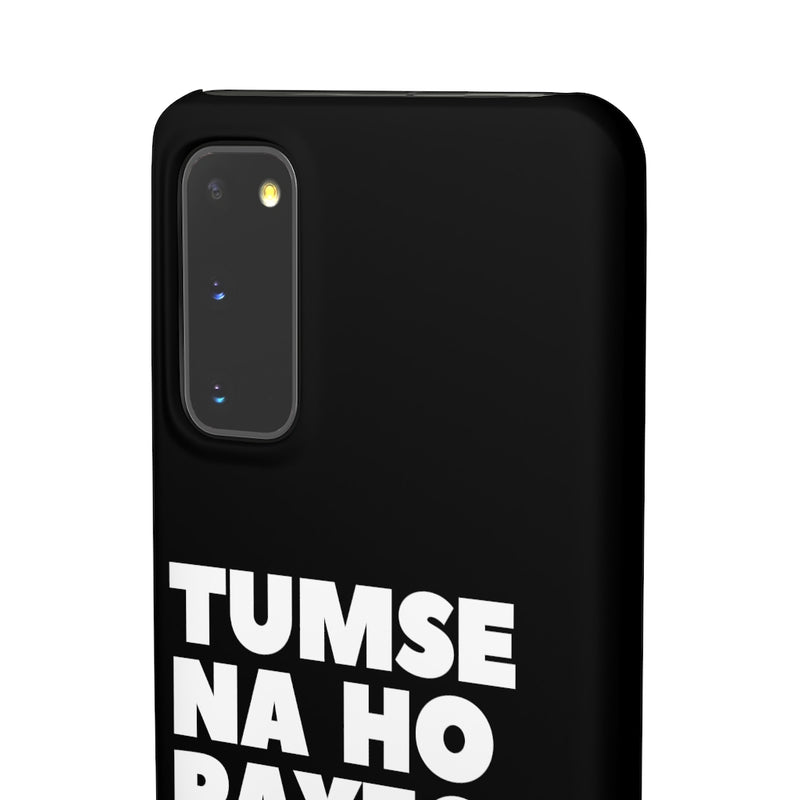 Tumse Na Ho Payega Snap Cases iPhone or Samsung - Samsung Galaxy S20 / Matte - Phone Case by GTA Desi Store