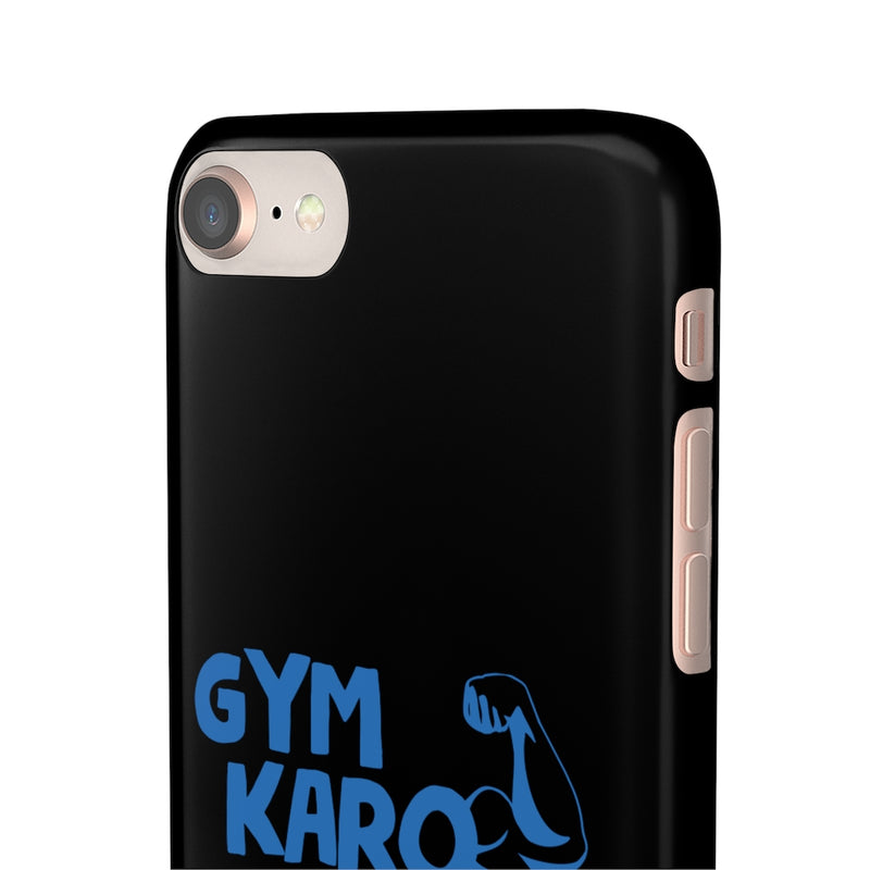Gym Karo Pyar Nahin Snap Cases iPhone or Samsung - iPhone 8 / Glossy - Phone Case by GTA Desi Store