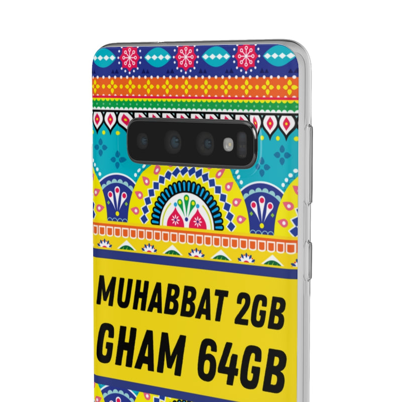 Muhabbat 2GB Gham 64GB Flexi Cases - Phone Case by GTA Desi Store
