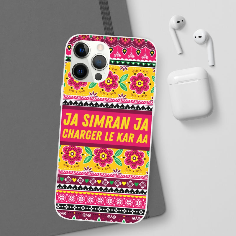 Ja Simran Ja Charger Le Kar Aa Flexi Cases - Phone Case by GTA Desi Store