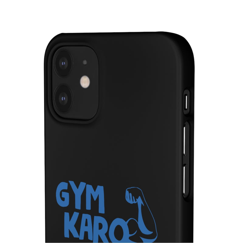 Gym Karo Pyar Nahin Snap Cases iPhone or Samsung - iPhone 12 Mini / Matte - Phone Case by GTA Desi Store