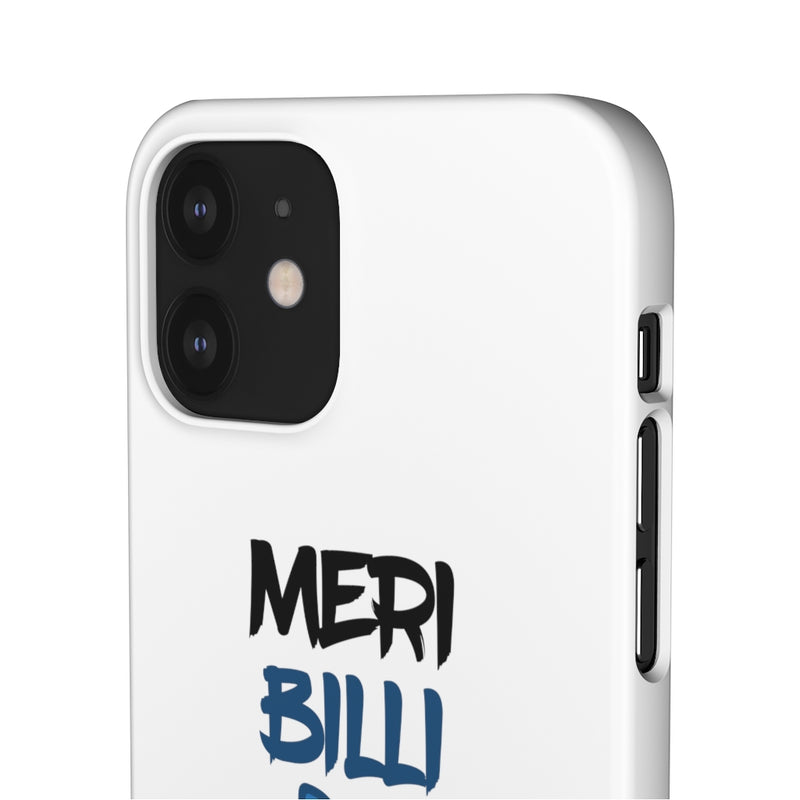 Meri Billi Menu Meow Snap Cases iPhone or Samsung - iPhone 12 / Matte - Phone Case by GTA Desi Store