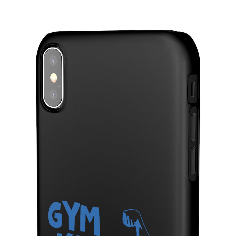 Gym Karo Pyar Nahin Snap Cases iPhone or Samsung - iPhone XS MAX / Matte - Phone Case by GTA Desi Store