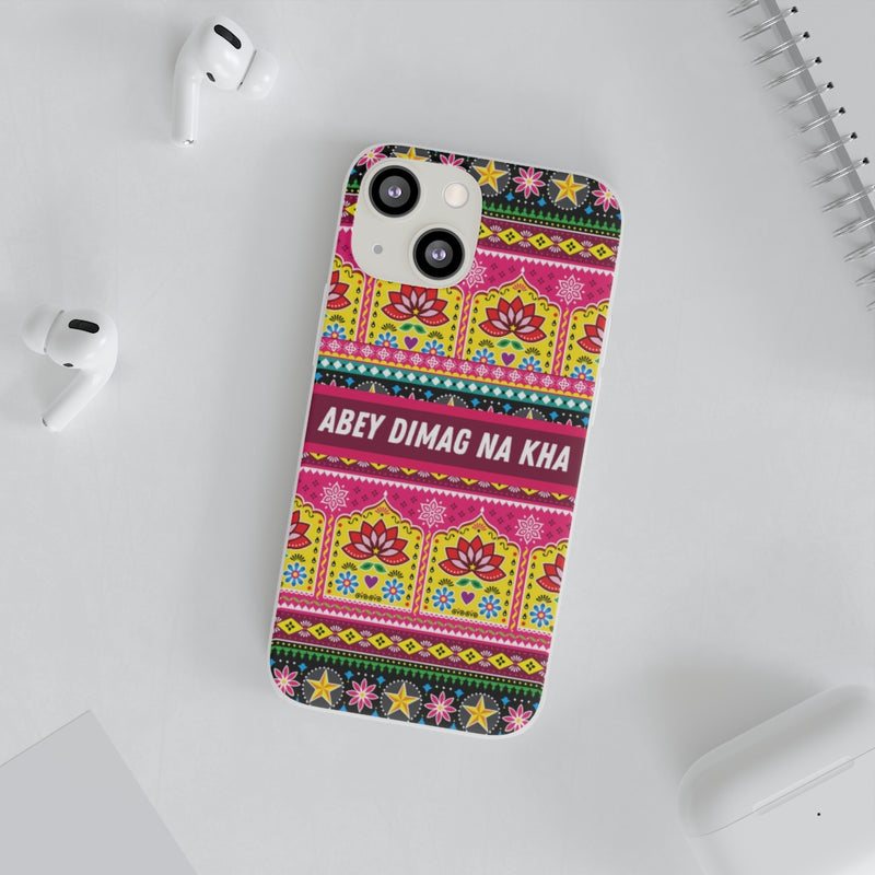 Abey Dimag Na Kha Flexi Cases - Phone Case by GTA Desi Store