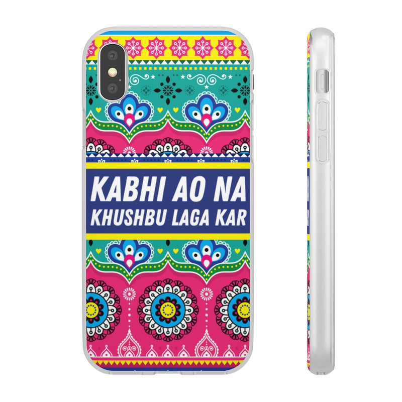 Kabhi Ao Na Khushbu Laga Kar Flexi Cases - iPhone X with gift packaging - Phone Case by GTA Desi Store